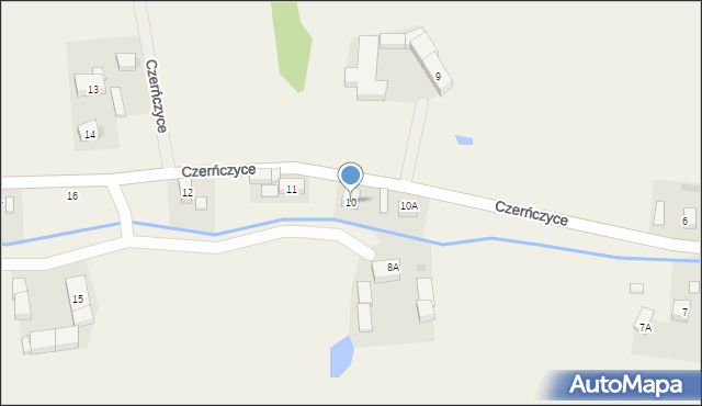 Czerńczyce, Czerńczyce, 10, mapa Czerńczyce
