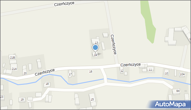 Czerńczyce, Czerńczyce, 14, mapa Czerńczyce