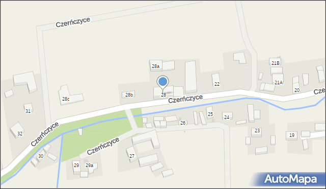 Czerńczyce, Czerńczyce, 28, mapa Czerńczyce