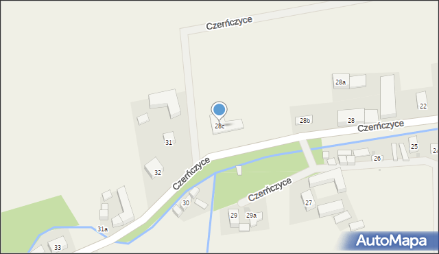 Czerńczyce, Czerńczyce, 28c, mapa Czerńczyce