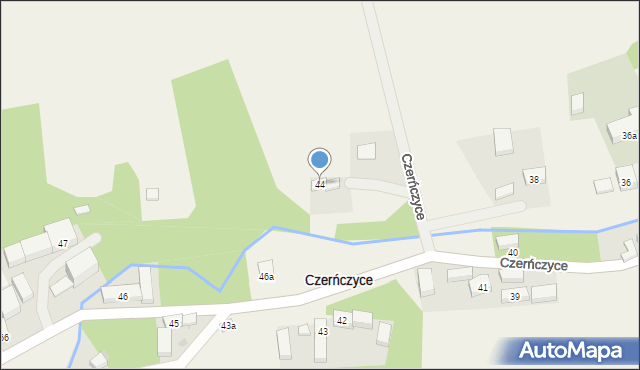 Czerńczyce, Czerńczyce, 44, mapa Czerńczyce