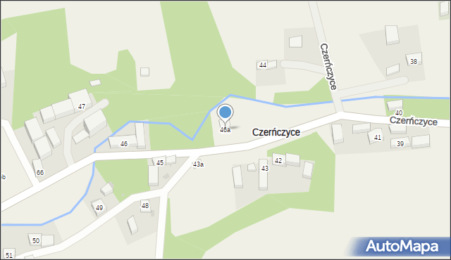 Czerńczyce, Czerńczyce, 46a, mapa Czerńczyce