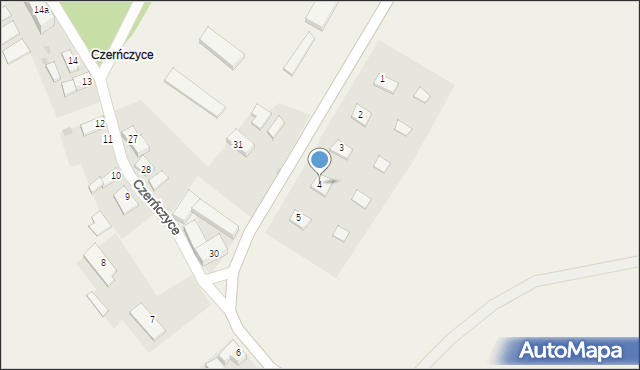 Czerńczyce, Czerńczyce, 4, mapa Czerńczyce