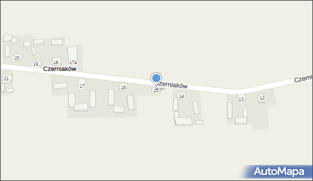 Czerniaków, Czerniaków, 15, mapa Czerniaków