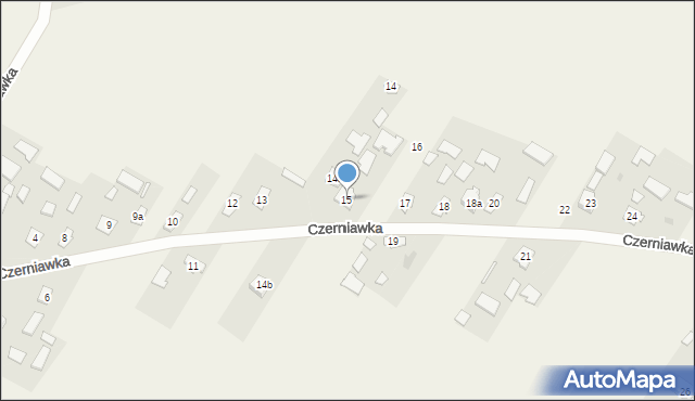 Czerniawka, Czerniawka, 15, mapa Czerniawka