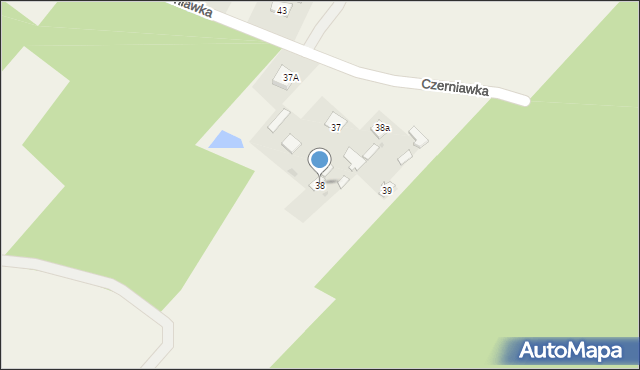 Czerniawka, Czerniawka, 38, mapa Czerniawka