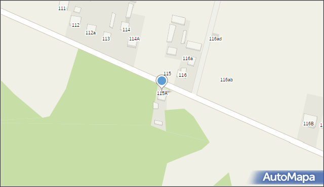 Czernic, Czernic, 115A, mapa Czernic