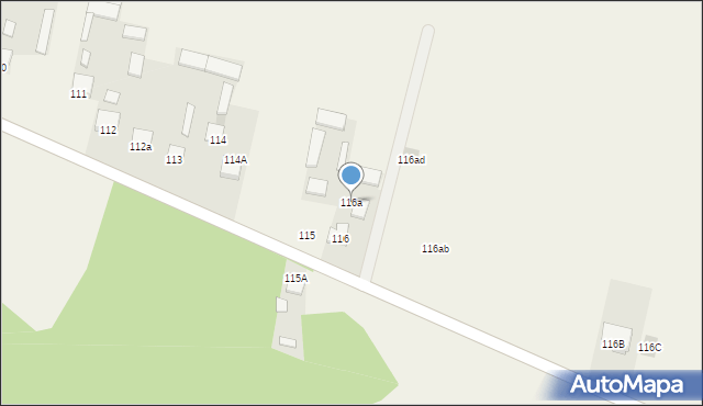 Czernic, Czernic, 116a, mapa Czernic