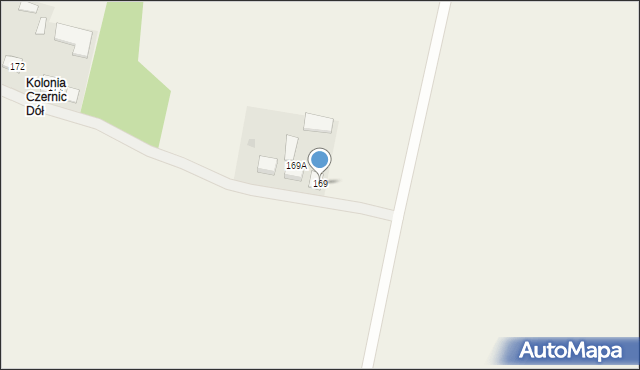 Czernic, Czernic, 169, mapa Czernic
