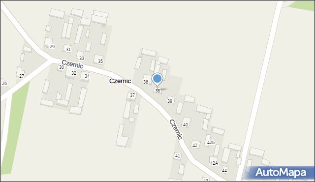 Czernic, Czernic, 38, mapa Czernic