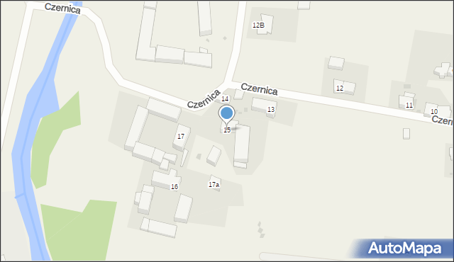 Czernica, Czernica, 15, mapa Czernica