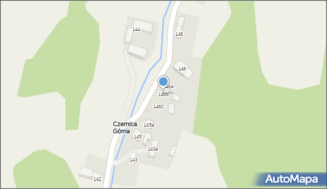 Czernica, Czernica, 146b, mapa Czernica