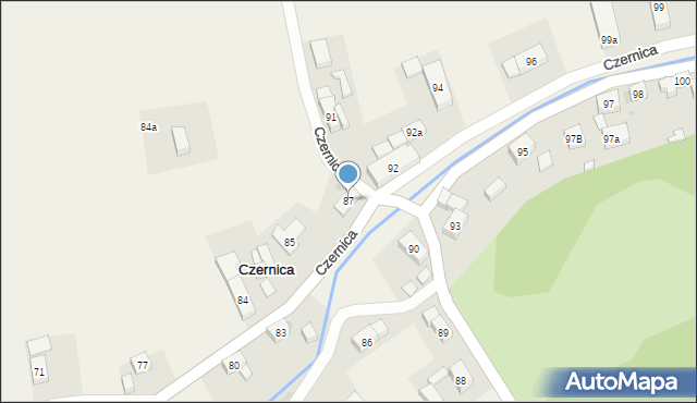 Czernica, Czernica, 87, mapa Czernica