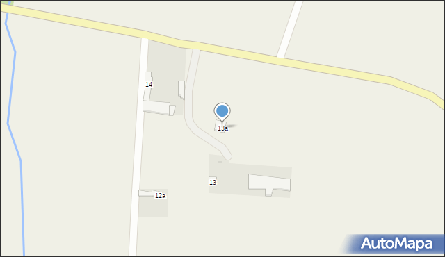 Czernice, Czernice, 13a, mapa Czernice