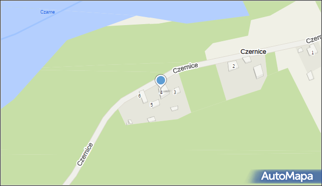 Czernice, Czernice, 4, mapa Czernice