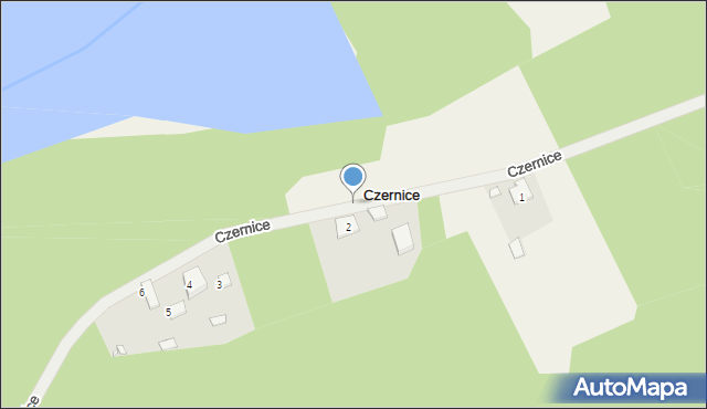 Czernice, Czernice, x, mapa Czernice