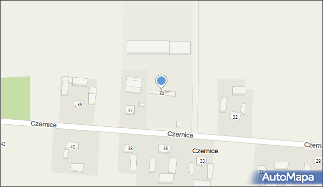 Czernice, Czernice, 34, mapa Czernice
