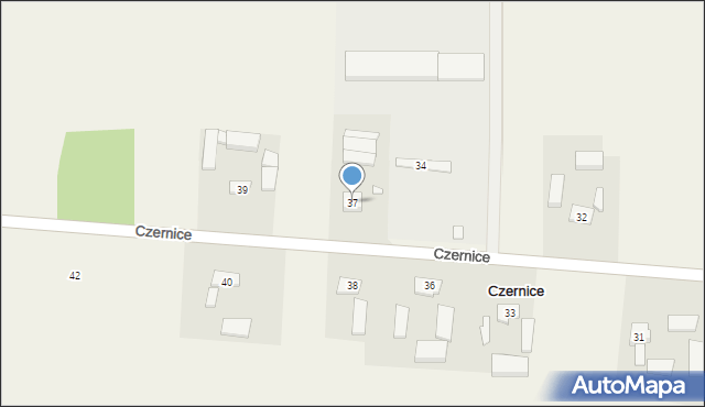 Czernice, Czernice, 37, mapa Czernice