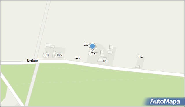 Czernice, Czernice, 102a, mapa Czernice