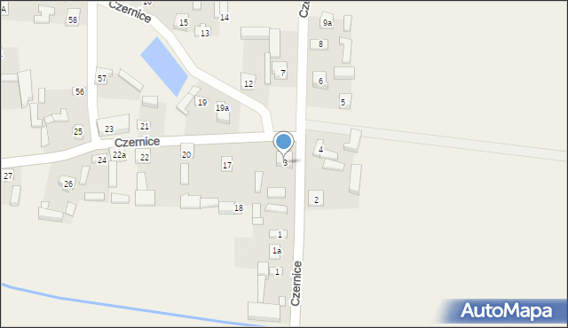 Czernice, Czernice, 3, mapa Czernice