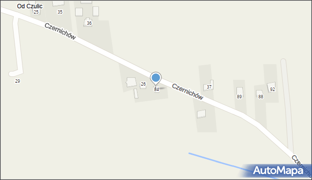 Czernichów, Czernichów, 84, mapa Czernichów