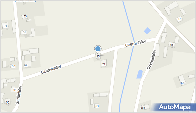 Czernichów, Czernichów, 85, mapa Czernichów