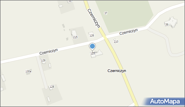 Czerniczyn, Czerniczyn, 125, mapa Czerniczyn