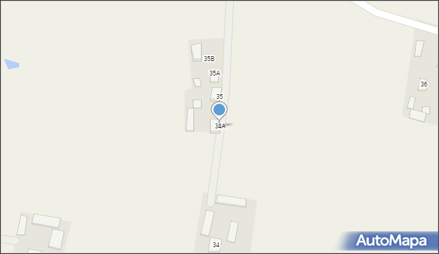 Czernie, Czernie, 34A, mapa Czernie