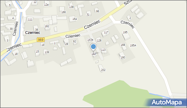 Czerniec, Czerniec, 142, mapa Czerniec