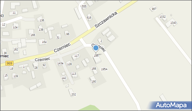 Czerniec, Czerniec, 195, mapa Czerniec