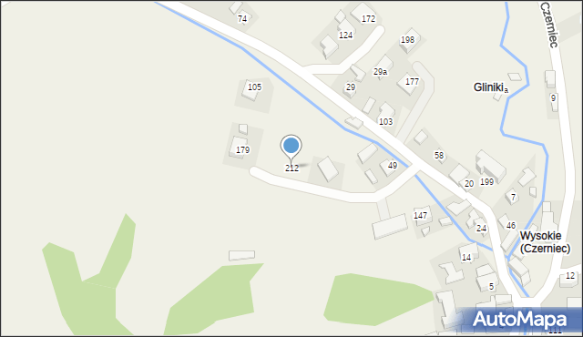 Czerniec, Czerniec, 212, mapa Czerniec