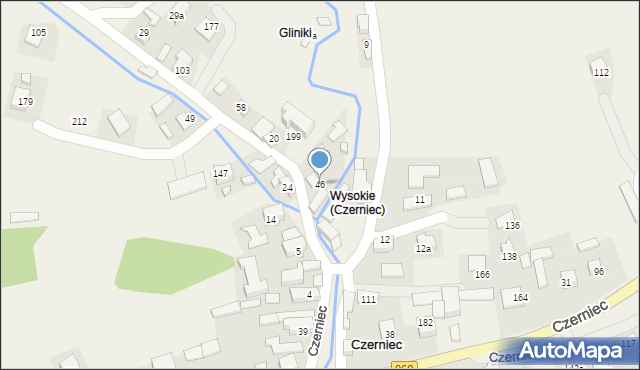 Czerniec, Czerniec, 46, mapa Czerniec