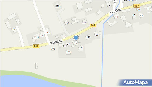 Czerniec, Czerniec, 57, mapa Czerniec