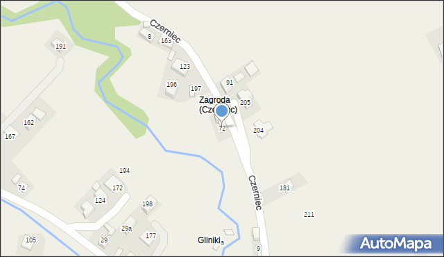 Czerniec, Czerniec, 72, mapa Czerniec