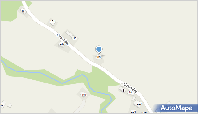 Czerniec, Czerniec, 85, mapa Czerniec