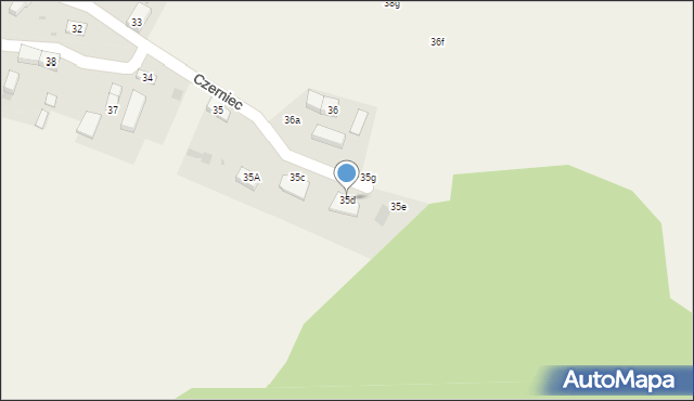 Czerniec, Czerniec, 35d, mapa Czerniec