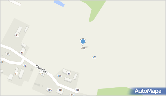 Czerniec, Czerniec, 38g, mapa Czerniec