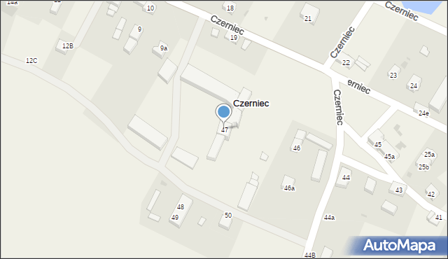 Czerniec, Czerniec, 47, mapa Czerniec
