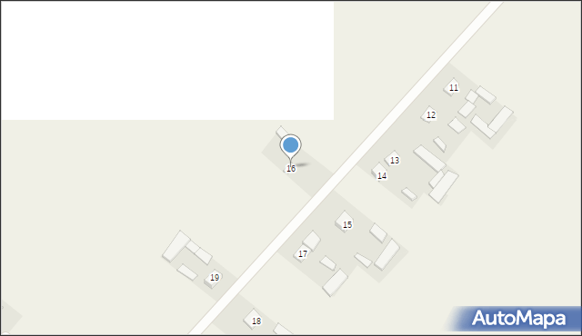 Czernięcin Poduchowny, Czernięcin Poduchowny, 16, mapa Czernięcin Poduchowny