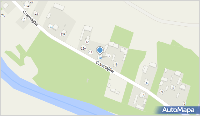 Czerniejów, Czerniejów, 10, mapa Czerniejów