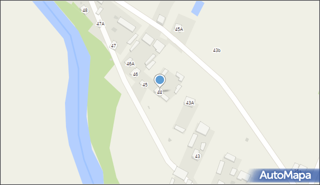 Czerniejów, Czerniejów, 44, mapa Czerniejów