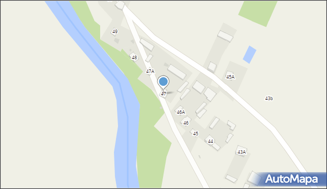 Czerniejów, Czerniejów, 47, mapa Czerniejów