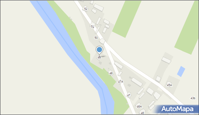 Czerniejów, Czerniejów, 49, mapa Czerniejów