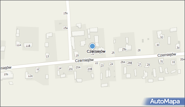 Czerniejów, Czerniejów, 21, mapa Czerniejów