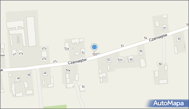 Czerniejów, Czerniejów, 51b, mapa Czerniejów