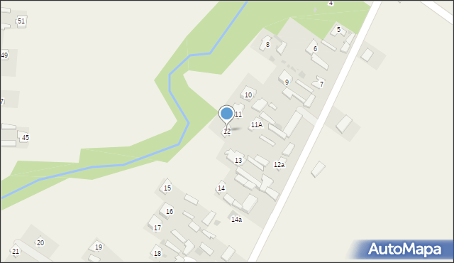 Czerniejów, Czerniejów, 12, mapa Czerniejów