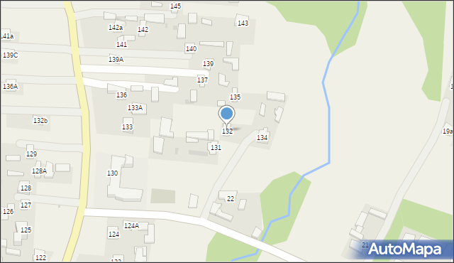 Czerniejów, Czerniejów, 132, mapa Czerniejów