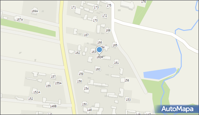 Czerniejów, Czerniejów, 162A, mapa Czerniejów