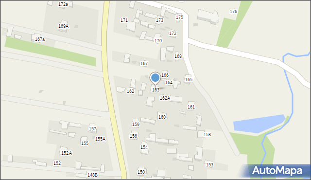 Czerniejów, Czerniejów, 163, mapa Czerniejów