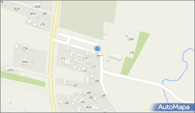 Czerniejów, Czerniejów, 175, mapa Czerniejów